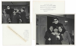 Lot of Twenty 10 x 8 Glossy Photos From Various Three Stooges Films: 11 Photos From Hot Stuff, 5 From For Crimin' Out Loud, 4 Unidentified -- Very Good Condition